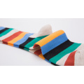 Happy Socken gestreifte Frauen Baumwollsocken Hersteller Mädchen Crew Socken Großhandelsfabrik